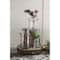 Hello Honey® Glass Vase in Metal Stand with Metal Frog Lid